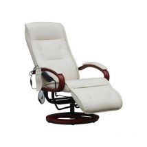 Fauteuil Relax Massant Londres Crème