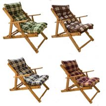 Fauteuil relax réglable en bois