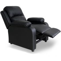 Fauteuil relax Riga Noir