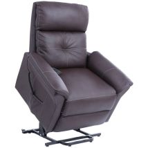 Diamant - Fauteuil Releveur 2 Moteurs - Microfibre Taupe - Maxi