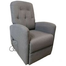 Fauteuil releveur Katia tissu gris 1 moteur