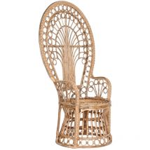 Dkd Home Decor - Fauteuil Rotin Polyester 88X60X146 Emmanuelle