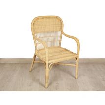 Fijalo - Fauteuil Rotin/Bois