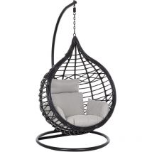 Bizzotto - Fauteuil Œuf suspendu Torres - Noir