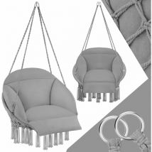 Fauteuil suspendu avec un coussin d'assise épais