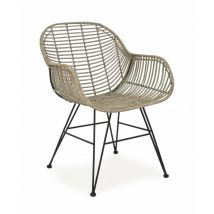Fauteuil tressé en Rotin - RAKEL