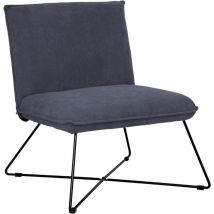 Atmosphera Créateur D'intérieur - Fauteuil En Velours Moana Gris Atmosphera