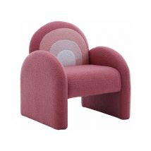 Wahson Office Chairs - Fauteuils pour Enfants Fauteuil Mignon Enfant 1 Place Fauteuil Enfant avec Assise Épais Fauteuil Club Enfant pour Salon, Rose