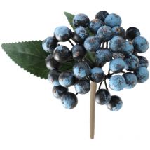 Sjlerst - Jeffergarden Faux Holly Berry Branch, Simulation de Baies de Noël Fleurs Petit Bouquet de Fruits Branche Ornements de Salon (b)