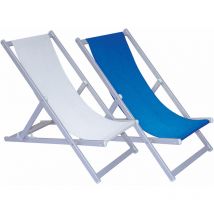 Favignana' Liegestuhl Blau Handtuch