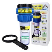FBP34C Schlammfilter in 3/4' mit integriertem Bypass und Winkelschlüssel