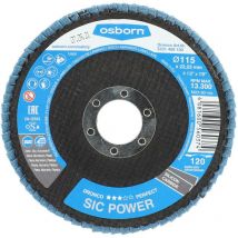 Dronco - Fächerscheibe für Stein, Perfekt g-c 120, Durchmesser 115 mm, k 120