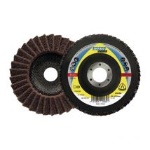 Klingspor - 278496 Fächerscheibe smt 800 ø 115 mm Körnung medium 12° gewölbt inox