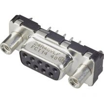 FCI D-SUB D25S24A4GX00LF Connettore femmina SUB-D 180 ° Numero Poli (num): 25 Da CS 1 pz.