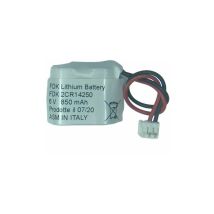 Fdk - Pacco Batteria Al Litio 6v 850ma Compatibile Antifurti Lince 2s1pcr1/2aa