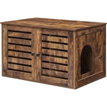 Feandrea Mobile Lettiera per Gatti, Marrone Vintage da Songmics