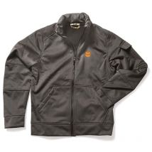 Sweat de travail softshell zippé feat - Gris fumé xs