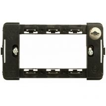 FEB - 2603/TL Supporto 3 Posti tl, Nero