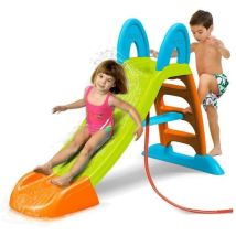 Feber - Scivolo Colorato Da Giardino Per Bambini Con Connessione Per Acqua