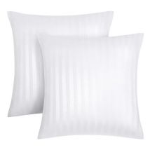 Federe per guanciale 63 x 63 cm in Satin Bianco - Lotto di 2 - abily