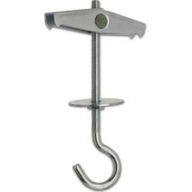 Lüsebrink - Federklappdübel Kdh 4 Mit Gewindehaken, Muttern Und Scheiben, Dübel M4 X 70 Mm