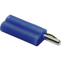 Schnepp - f 2020 Büschelstecker Stecker, gerade Stift-Ø: 2 mm Blau 1 St.
