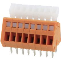 Degson - DG240-2.54-02P-15-00AH-1 Federkraftklemmblock 0.51 mm² Polzahl 2 Orange 1 St.