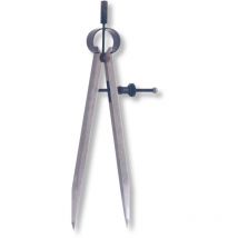 Federspitzzirkel active Stahl poliert mit festen Spitzen 500mm