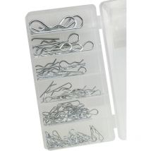 Federsplinte Sortiment 84 teilig Feder Sicherung Splinte Set