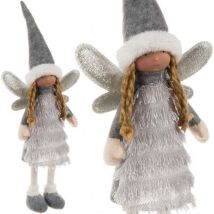 Fee - Figurine De Noel Grise Ruhhy 22343