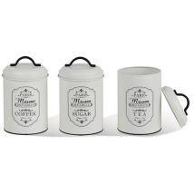 Homea Decoration - Ensemble De Conteneurs Maestro Paris Maison Mr-1771-3cs