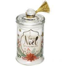 Bougie Parfumée dans Pot en Verre avec pompon 85G - Feeric Christmas