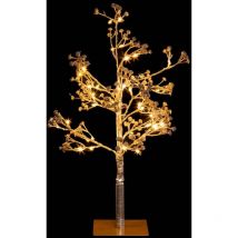 Arbre lumineux d intérieur doré H50cm 48 led + transfo - Feeric lights & christmas