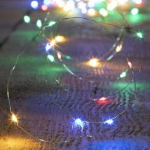 Guirlande lumineuse extérieur 30m multicolore 300 led + transfo - Feeric lights & christmas