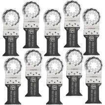 Fein - 63502160240 starlock e-cut bim 10 Long Life Saw Blades 50 x 35MM