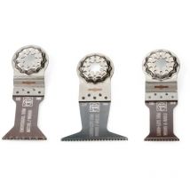 Fein - Set de 3 hojas de sierra E-Cut Combo Starlock wood & metal
