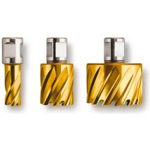 Hss Dura 25 Kernbohrer mit 3/4 in Weldon-Aufnahme, Bohr-Ø 40 mm, Schnitttiefe 25 - Fein