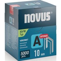 Novus - Tackerklammer Typ 53 10 mm 5000 Stück Feindrahtklammern