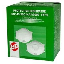 Leipold Doehle 26183 Feinstaubmaske mit Ventil FFP2 d 12 St. en 149:2001, en 149:2009 din 149:2001,