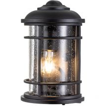 Elstead Feiss Lighthouse Außenwandlaterne Strukturiert Schwarz, IP44