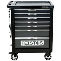 Mento 1 Werkstattwagen Bestückt Mit 158 Teilen Schwarz 47x77x96 Cm - Feistos