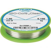 Felder - Fil d'apport de soudure ISO-Core Clear 1,5 mm 100 g Sn100Ni+