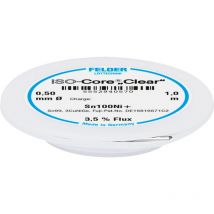 Felder ISO-Core 'Clear' Sn100Ni+ Lötzinn Spule Sn99,25Cu0,7Ni0,05 0.5 mm