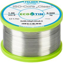 Felder ISO-Core 'Clear' SAC305 Lötzinn Spule Sn96,5Ag3Cu0,5 0.500 kg 1 mm