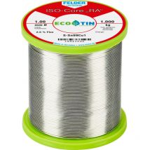 Felder ISO-Core 'ra' Sn99Cu1 Lötzinn, bleifrei Spule Sn99,3Cu0,7 1.000 kg 1 mm