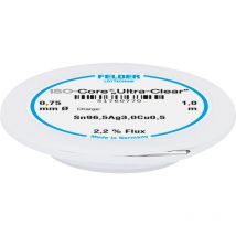Felder ISO-Core 'Ultra Clear' SAC305 Lötzinn Spule Sn96,5Ag3Cu0,5 0.75 mm
