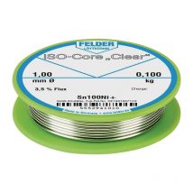 Fil à souder ISO-Core Clear 1mm 100g Sn100Ni+ FIELDS