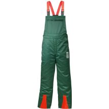 Feldtmann Schnittschutzlatzhose Erle Gr. 29 Grün/orange