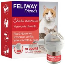 Friends - Gestion conflits entre chats - Kit complet (diffuseur + recharge) - 30 jours - Fabriqué en France - Feliway