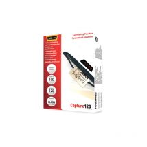 Pochettes brillantes pour cartes 125 microns 65x95mm - Transparent - Plastique - 90 mm - 68 mm - 1 mm - 100 pièce(s) (5306702) - Fellowes